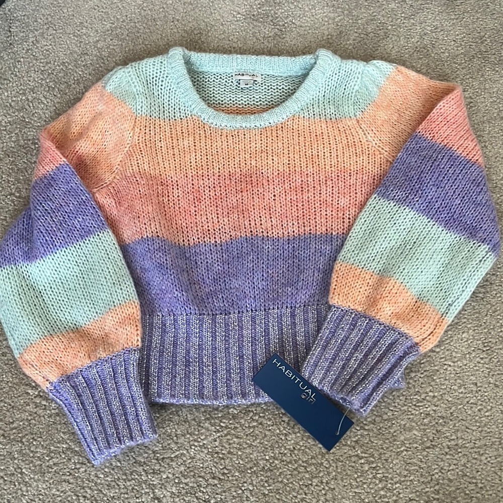 NWT Habitual Girls Sweater sz 10